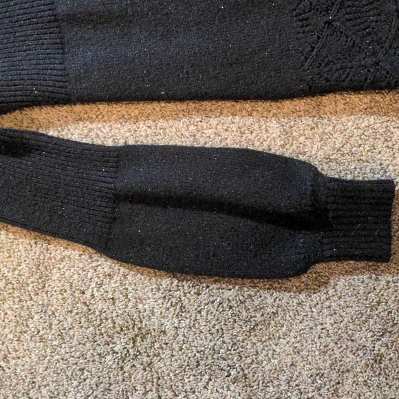 Black sweater dress size large - Picture 3 of 5